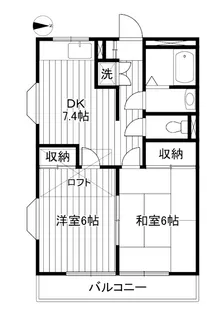 エターナル錦【2階】の間取り