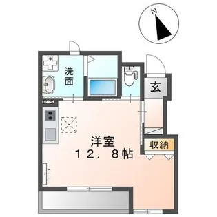 クレディール【1階】の間取り