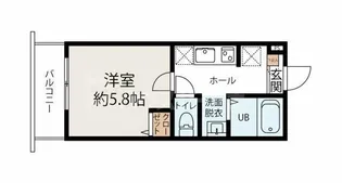 メゾンドシエル【1階】の間取り