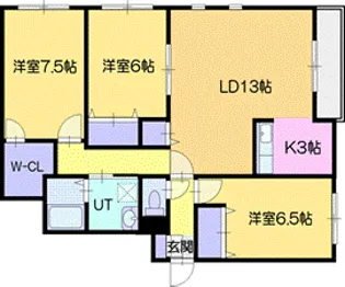 PRECIOUS31番館(プレシャス31バンカン)【1階】の間取り