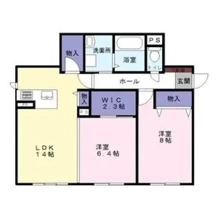 エミネンス【1階】の間取り