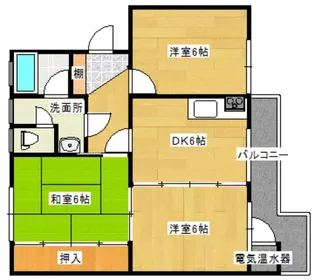 ルミウス北日吉【4階】の間取り