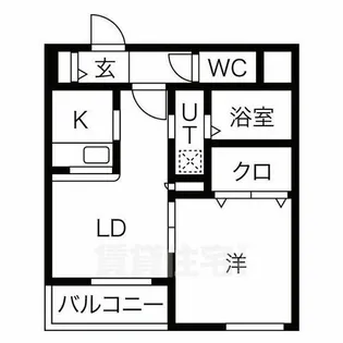 スゥラブルス【2階】の間取り