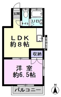 メゾン南流山【2階】の間取り