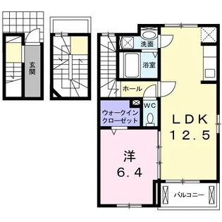 グランツ F【3階】の間取り