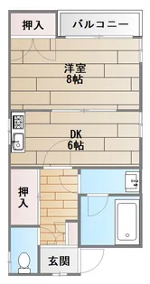 ハイツレピート【2階】の間取り