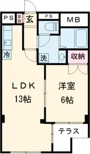 ヴェルドール芳花園【2階】の間取り