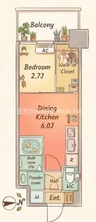 セレニテ新大阪エクラ【10階】の間取り