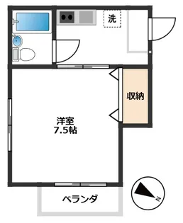 サニーテラス【2階】の間取り