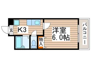シャルマン草加【1階】の間取り