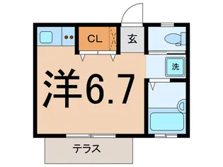 ヒュドール上末吉【1階】の間取り