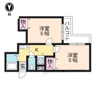 スプレール花園【3階】の間取り