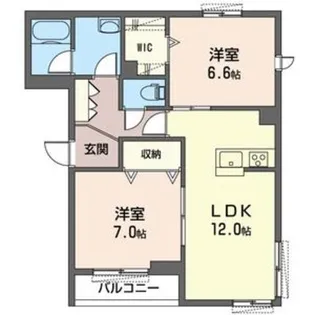 South Pure【3階】の間取り