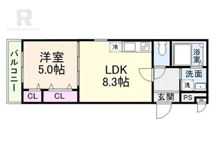 フジパレス新森V番館【2階】の間取り