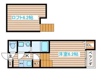 ファシーレ東仙台【2階】の間取り