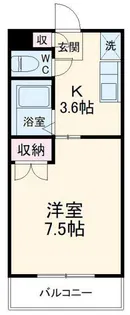 ユーミー日愛マンション【2階】の間取り