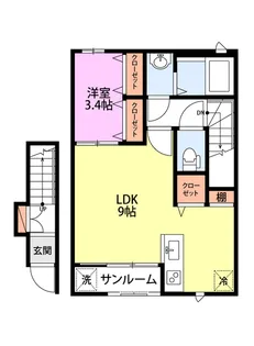 グランメゾン近江【2階】の間取り