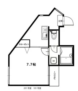 GATEWOOD中野【1階】の間取り