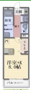 メゾン・ハイテクノ【2階】の間取り