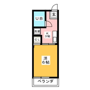シティハイムシェトワ【1階】の間取り