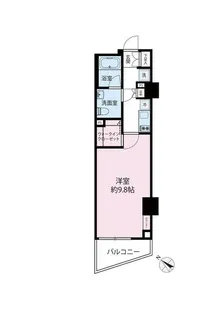 グレイスコート目黒【4階】の間取り