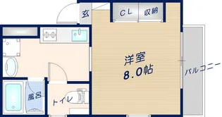 パル若草【3階】の間取り