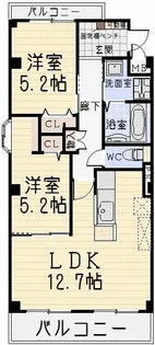 ボナール【3階】の間取り