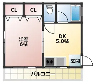 サンマンション【2階】の間取り