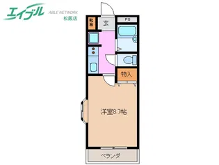 エスポア【2階】の間取り
