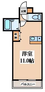 ハイグレース長田【5階】の間取り