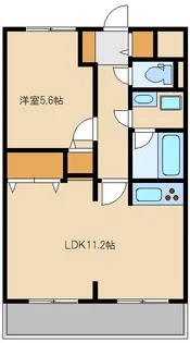 ベルフルール宮前平【5階】の間取り