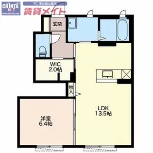 シーサイドアネックス A【1階】の間取り