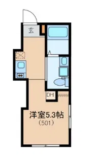 プラムアイランド【5階】の間取り