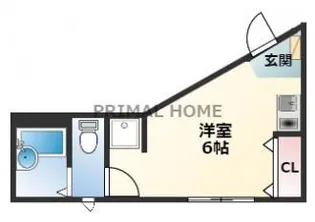 LE CIEL BLEU 横浜反町【2階】の間取り