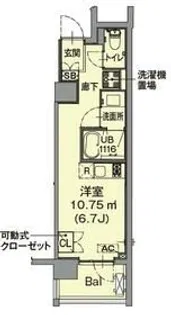 不二美屋III【5階】の間取り
