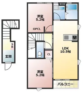 Stayhill【2階】の間取り
