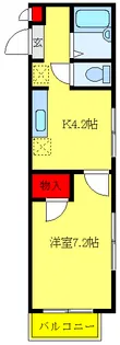 パルコートN【2階】の間取り