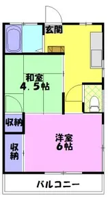 レジデンス根本【2階】の間取り