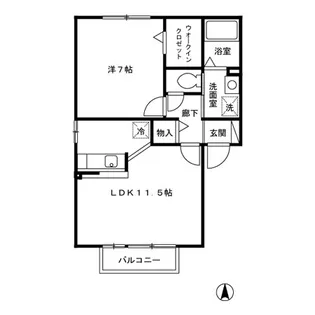 プロシードG【2階】の間取り