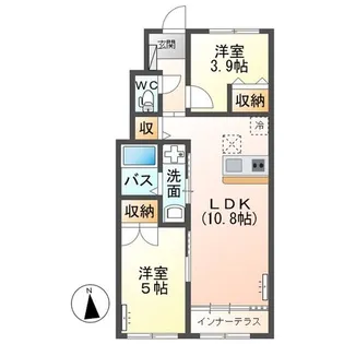 IXIA (イクシア)【1階】の間取り
