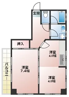 東京都豊島区池袋2【マンション】の間取り