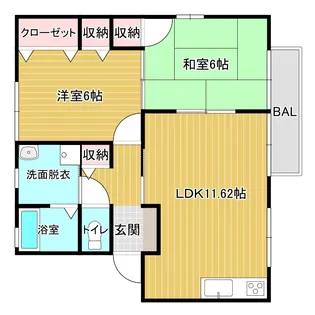 サンクス8【1階】の間取り