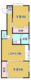 セゾンS【2階】の間取り
