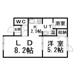 シティ・フォーラム鶴【1階】の間取り
