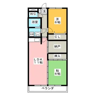 NH神田【4階】の間取り