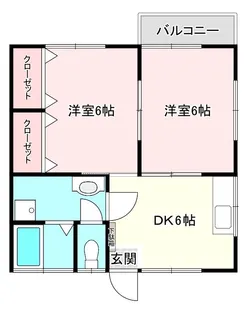 菱沼荘【2階】の間取り