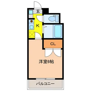静岡県浜松市中央区尾張町【マンション】の間取り