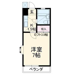 小林ハイツ【2階】の間取り
