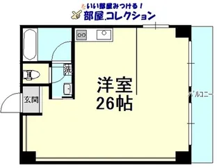 サンライフコーポ【6階】の間取り
