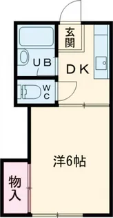 新井ハイツ【1階】の間取り
